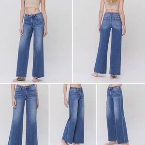 Wide Leg High-Rise Trouser Jean